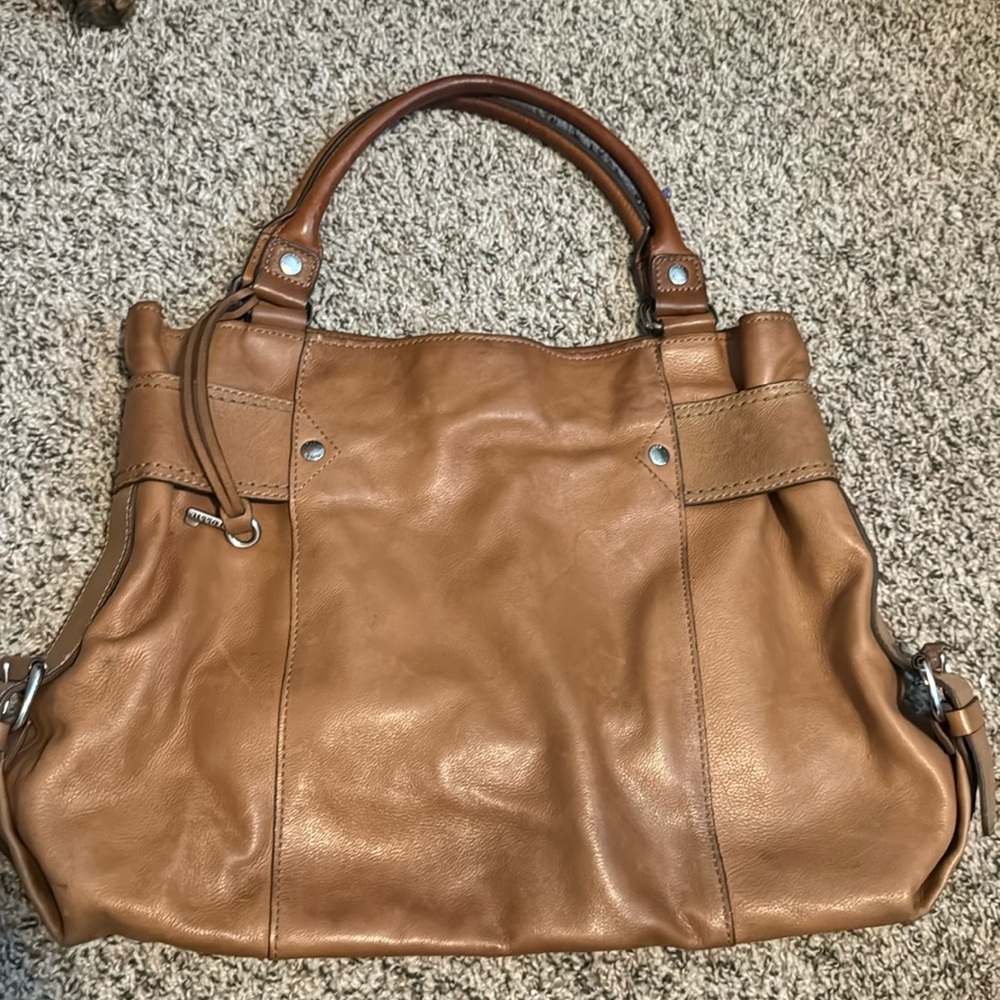 Large fossil tote..well loved but great life left